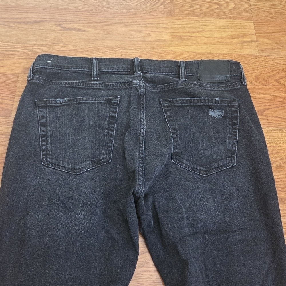 Abercrombie & Fitch Jeans Men's 36x32 Black Felix Super Slim Stretch Denim Pants - Picture 11 of 15